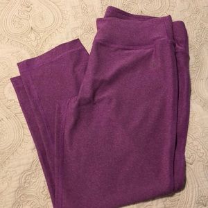 VOGO Athletica Pants - Purple Capri Length Workout Pants VOGO Athletica Pants - Purple Capri Length Workout Pants